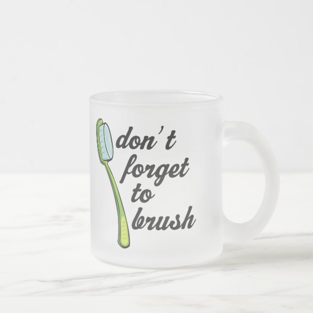 Funny Toothbrush Dentist Mug (Right)