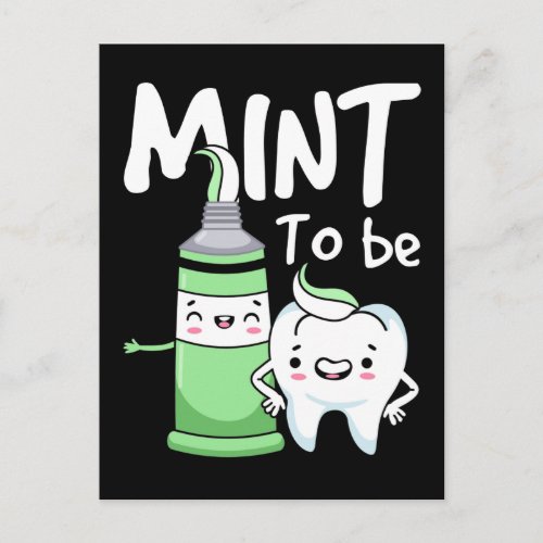 Funny Toothpaste Humor Dentist Dental Assistant Postcard
