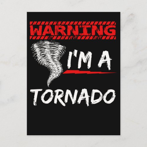 Funny Tornado Boys Girls Meteorologist Postcard