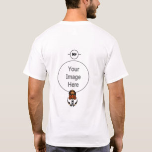 Funny Tortoise Chilling Monogram T-Shirt