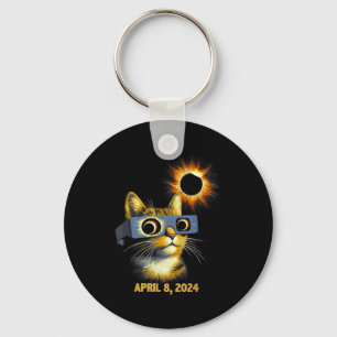 Funny Total Solar Eclipse Totality Sunglasses Keychain
