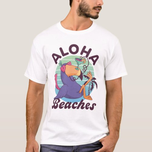 Funny Toucan Bird Aloha Beaches Beach Summer T_Shirt