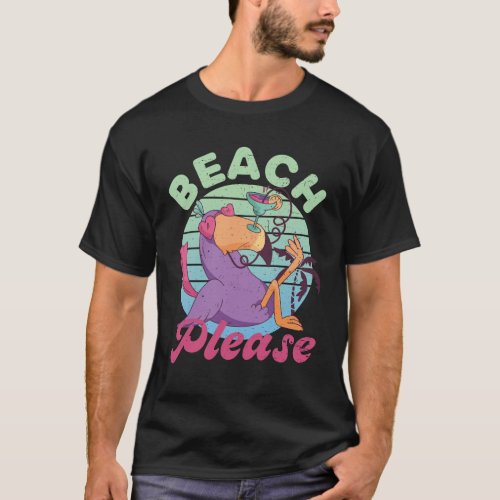 Funny Toucan Bird Beaches Please Beach Summer T_Shirt