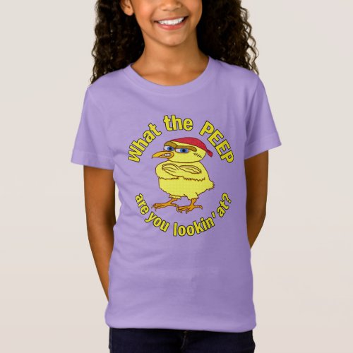 Funny Tough Easter Chick Chicken Peep Humor T_Shirt