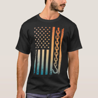 Funny Tow Truck Art For Men Towing Operator Tow Tr T-Shirt