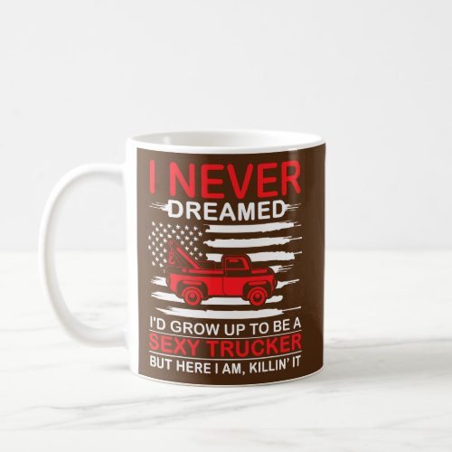 Funny Tow Truck Driver Design For Trucker Dad Coffee Mug