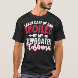 Funny Towboater Wife Wedding Anniversary Gift T-Shirt