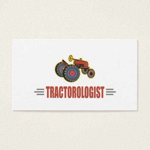 Funny Tractor Business Card Template