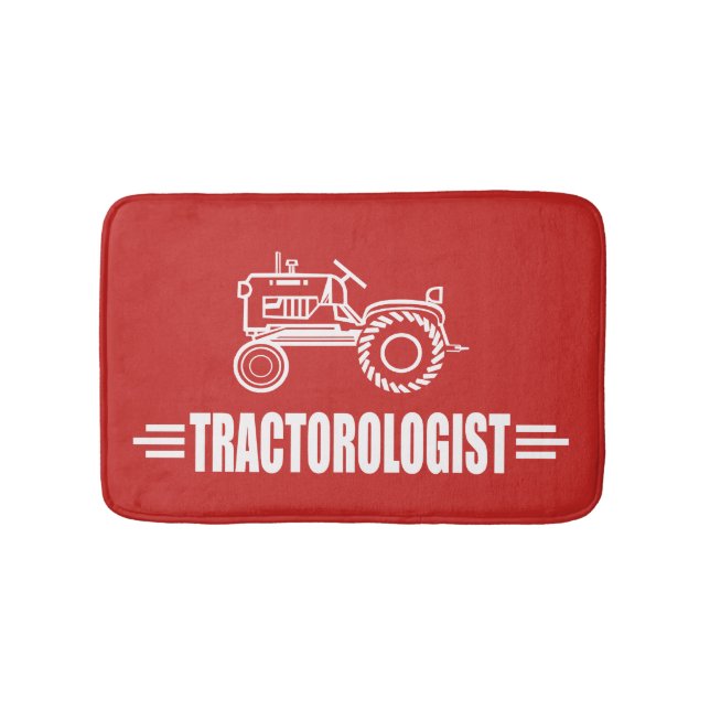 Funny Tractor Bathroom Mat (Front)