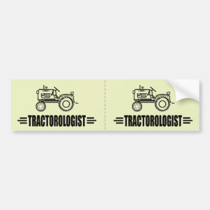 Funny Tractor Bumper Sticker