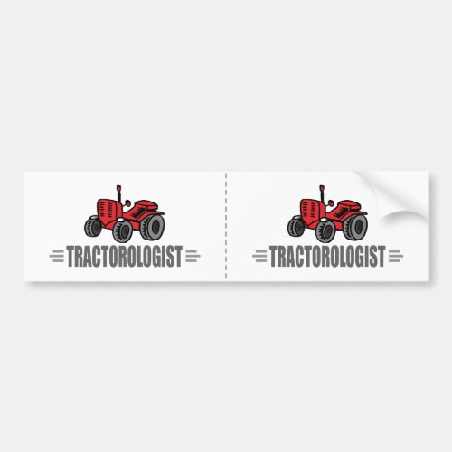 Funny Tractor Bumper Sticker