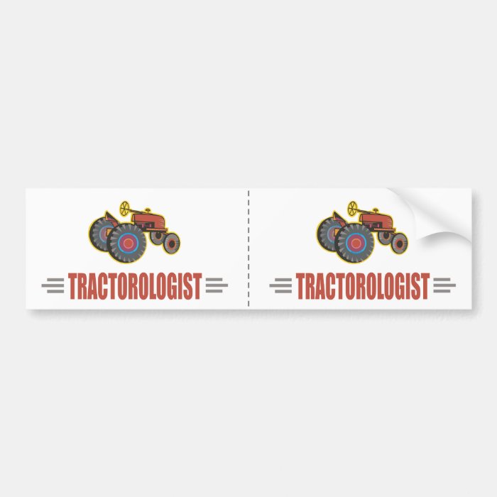 Funny Tractor Bumper Stickers