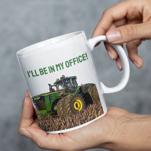 Funny Tractor Farming Office Work Coffee Mug