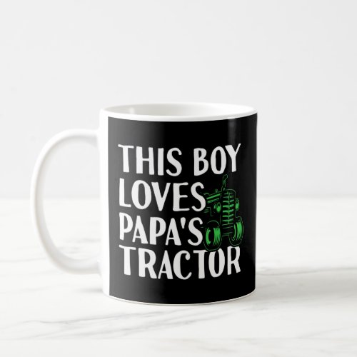 Funny Tractor  Graphic For Boys Tractor Fan  Coffee Mug