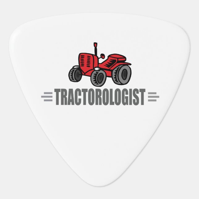 Funny Tractor Guitar Pick (Front)