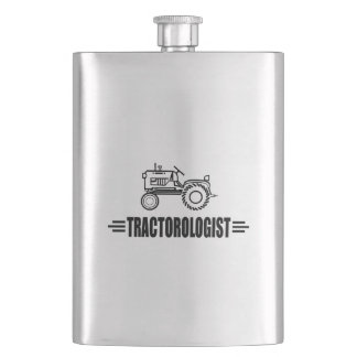 Funny Tractor Hip Flask