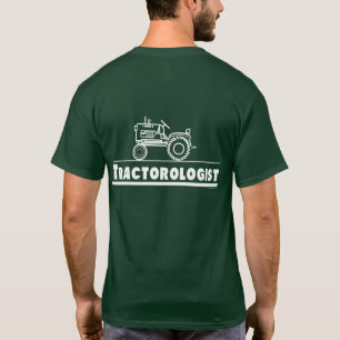 Funny Tractor Humorous Tractorologist Green T-Shirt