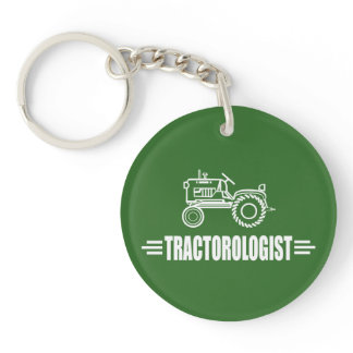 Funny Tractor Keychain