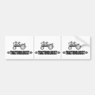 Funny Tractor Lover Bumper Sticker