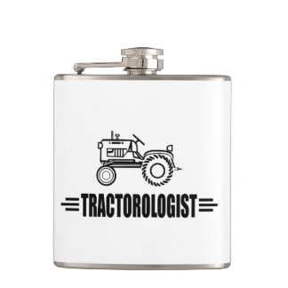 Funny Tractor Lover Flask