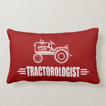 Funny Tractor Lumbar Pillow by OlogistShop at Zazzle