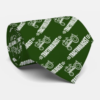 Funny Tractor Neck Tie by OlogistShop at Zazzle