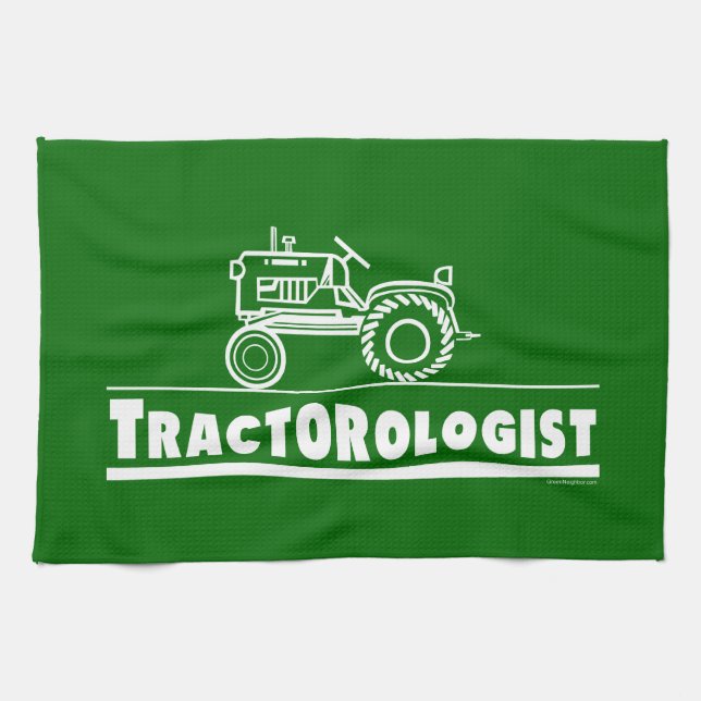 Funny Tractor Towel (Horizontal)