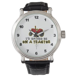 Funny Tractor Wrist Watch