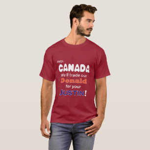 Funny Trade Donald For Justin T-Shirt