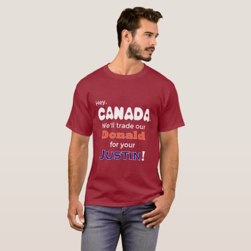 Funny Trade Donald For Justin T_Shirt