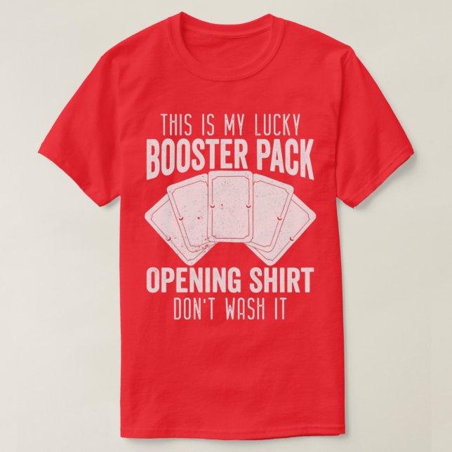 Funny Trading Card Game TCG This Is My Lucky Boost T-Shirt (Design Front)
