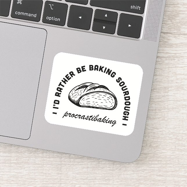 Funny tradwife stay at home mom baking quotes sticker (Detail)