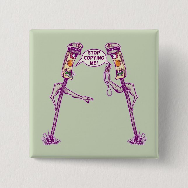 Funny traffic lights button (Front)