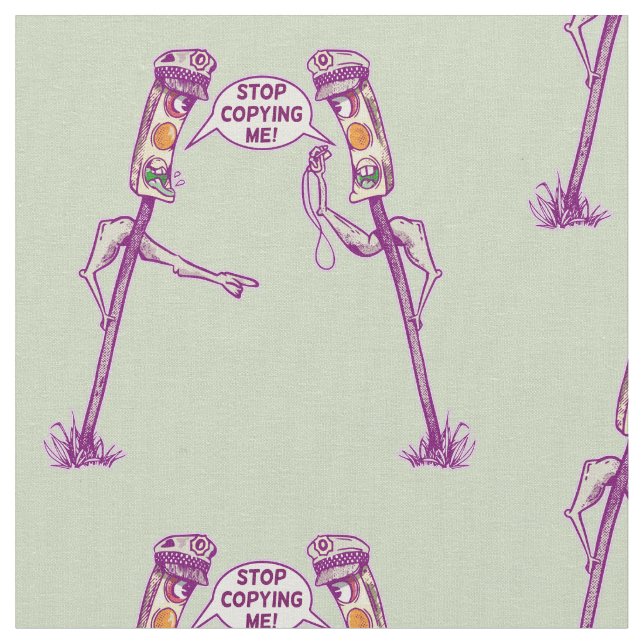 Funny traffic lights fabric (Close Up)