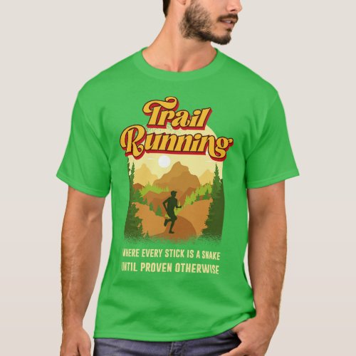 Funny Trail Running and Cross Country Runner Runne T_Shirt