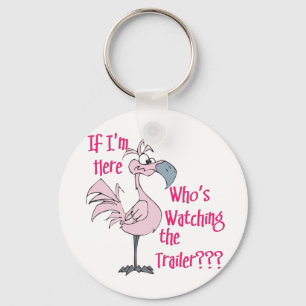Funny Trailer Park Shirt Keychain
