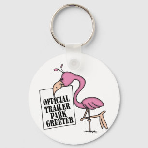 Funny Trailer Park Shirt Keychain