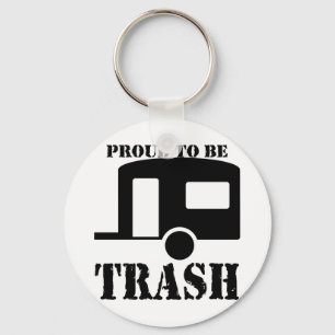 Funny Trailer Park Shirt Keychain