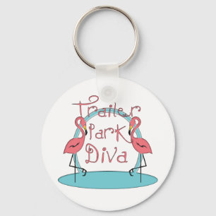 Funny Trailer Park Shirts and Gifts Keychain