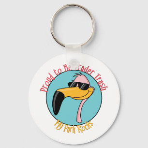 Funny Trailer Park Shirts and Gifts Keychain
