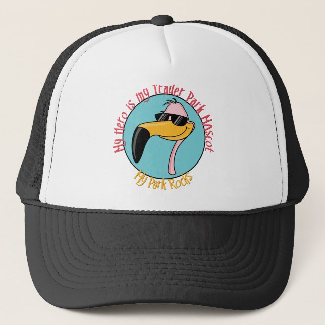 Funny Trailer Park Shirts and Gifts Trucker Hat (Front)