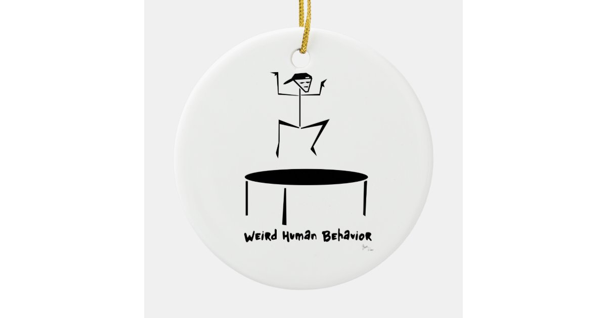 Funny Trampoline Christmas Ornament Zazzle