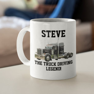 Super cool truck driver mug gift - funny trucker semi truck driver