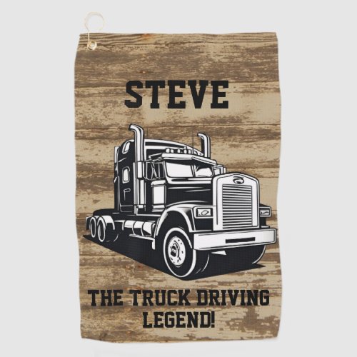 Funny Transport Semi Truck Driver Custom Name