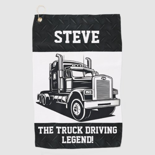 Funny Transport Semi Truck Driver Custom Name