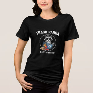 Funny Trash Panda Master of Disguise Raccoon Meme Tri-Blend Shirt
