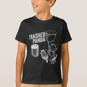 Funny Trashed Panda Drunk Raccoon Meme Alcohol Lov T-Shirt