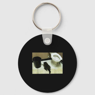 Funny Trashed Panda Drunk Racoon  Keychain