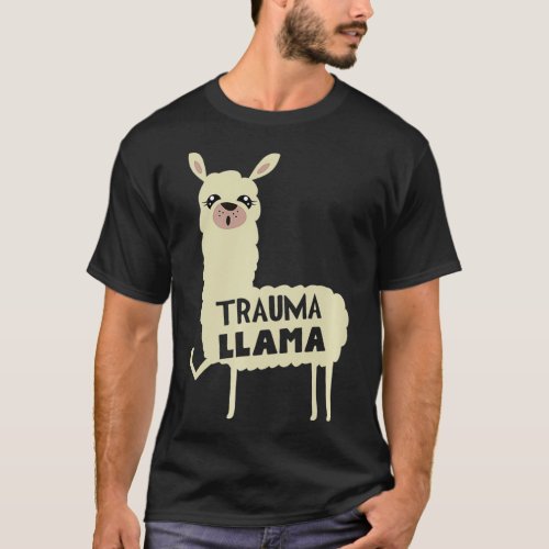 Funny Trauma Llama Gift for Rad Tech Xray  Radiolo T_Shirt