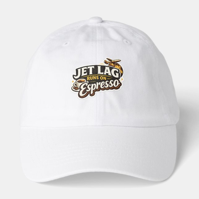  Funny Travel Coffee Lover Hat (Front)